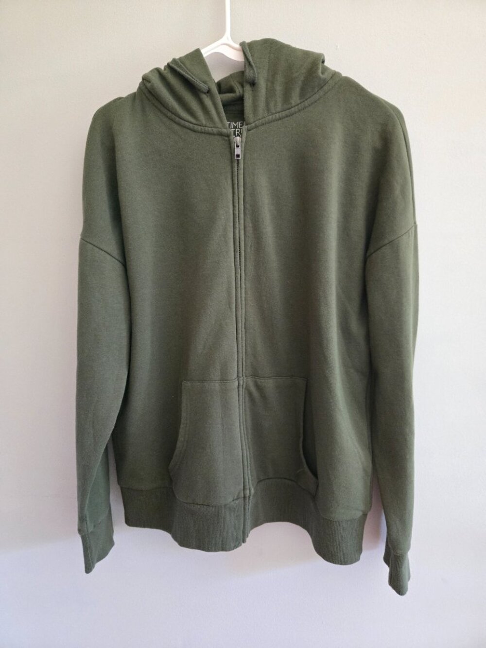 Time and TRU Dark Green Full Zip Hoodie